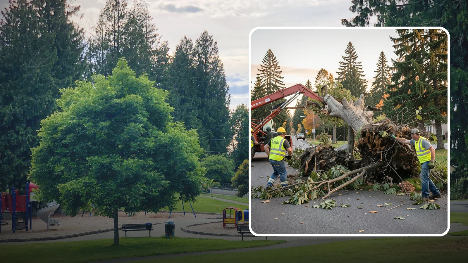 Emergency Tree Removal in Bonney Lake, Pierce County, WA - Rapid-response removal of failed or imminently failing trees blocking roads, structures, or public access, available around the...