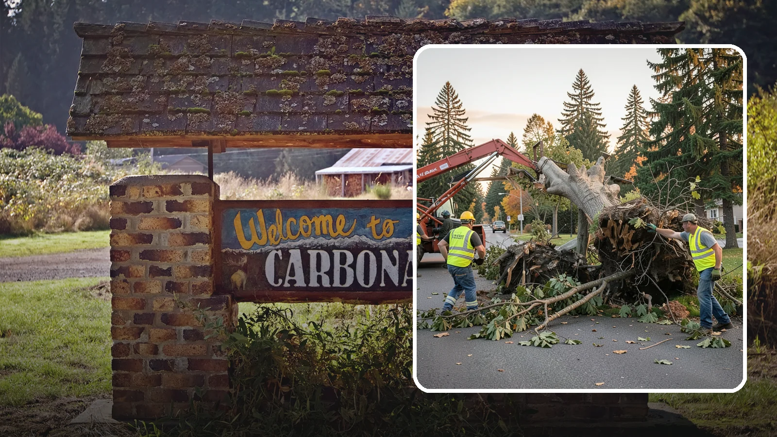 Emergency Tree Removal in Carbonado, Pierce County, WA - Rapid-response removal of failed or imminently failing trees blocking roads, structures, or public access, available around the...