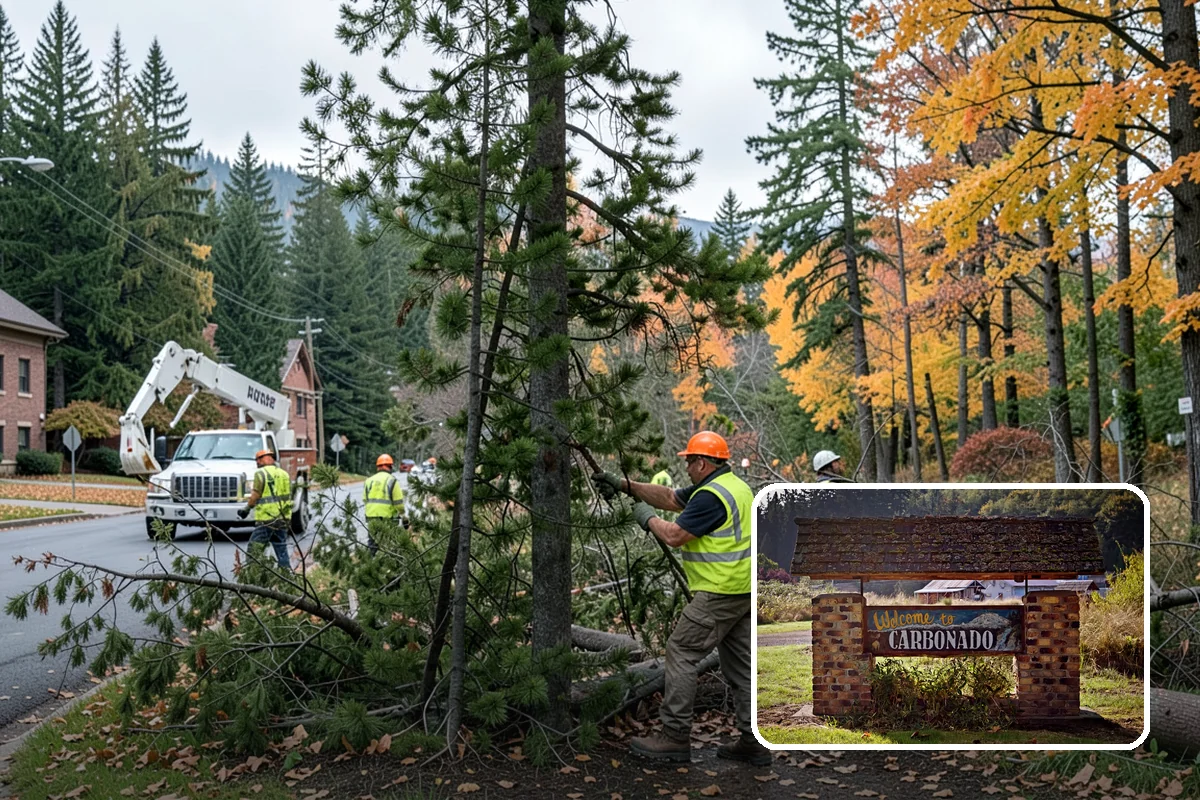 Emergency Tree Removal in Carbonado, Pierce County, WA - Reopens blocked roads and access points fast