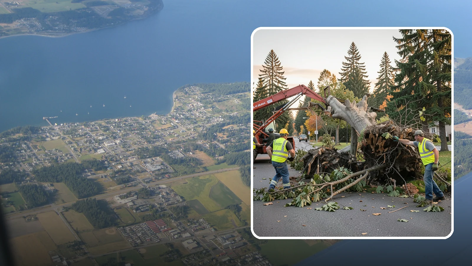 Emergency Tree Removal in Coupeville, Island County, WA - Rapid-response removal of failed or imminently failing trees blocking roads, structures, or public access, available around the...