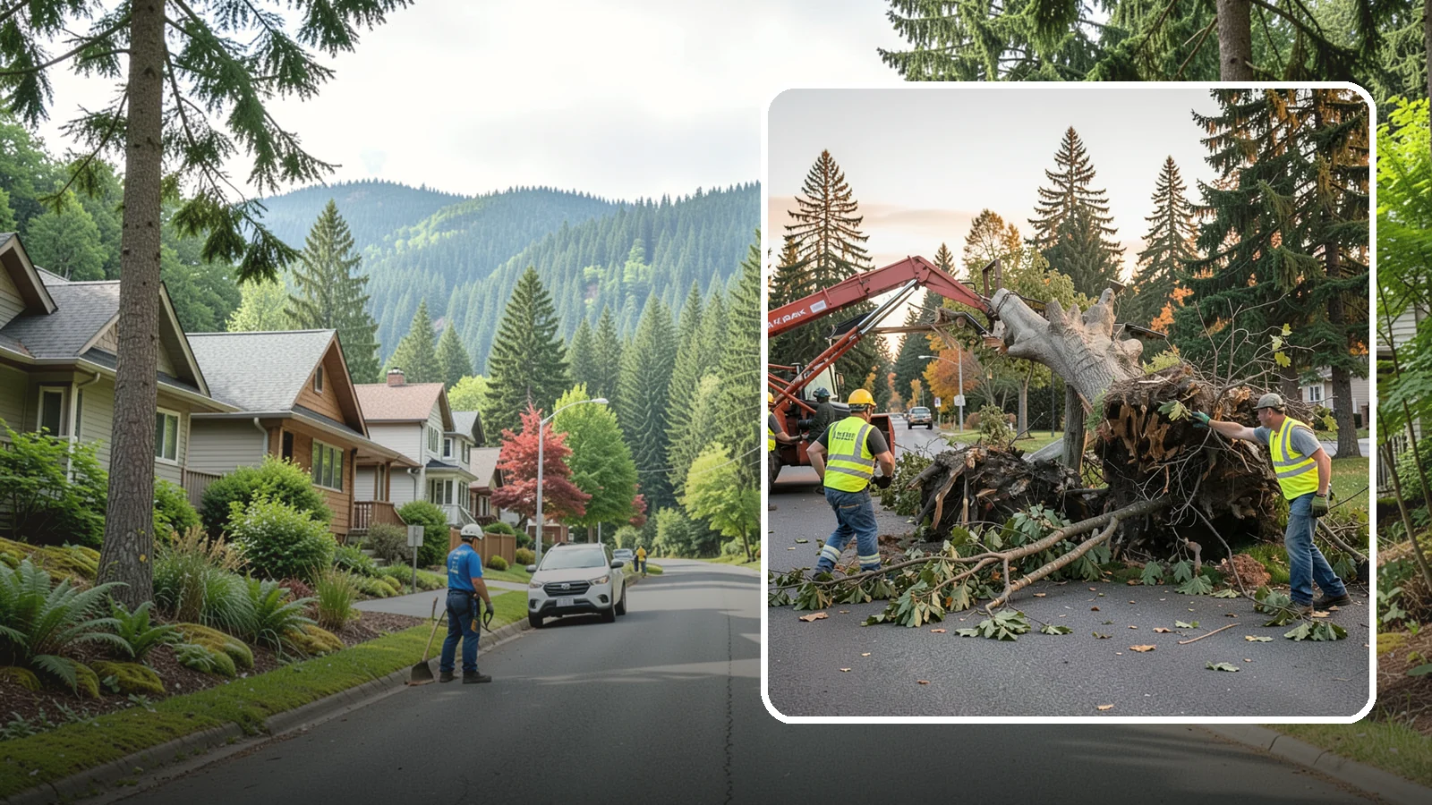 Emergency Tree Removal in Darrington, Snohomish County, WA - Rapid-response removal of failed or imminently failing trees blocking roads, structures, or public access, available around the...