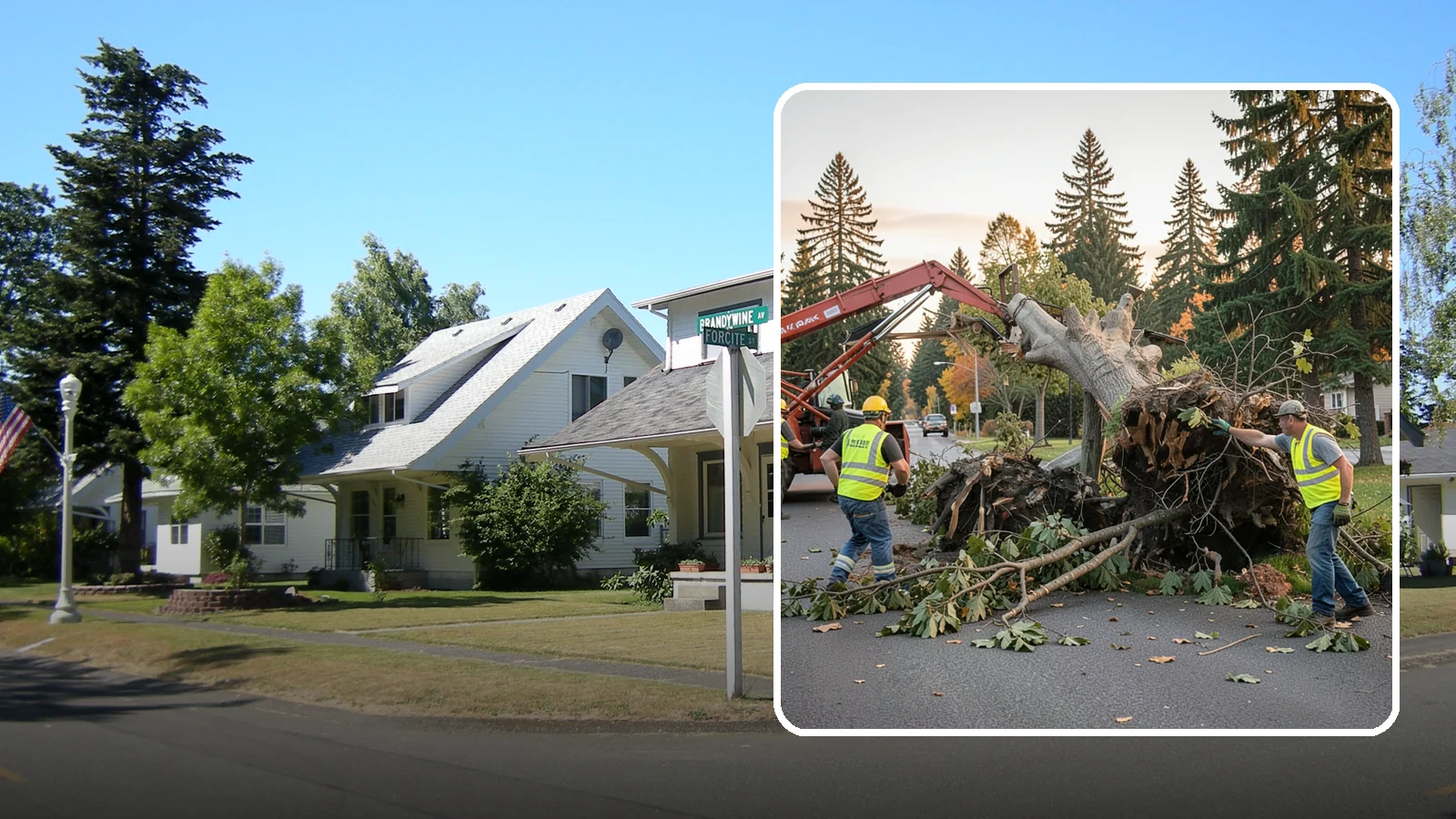 Emergency Tree Removal in DuPont, Pierce County, WA - Rapid-response removal of failed or imminently failing trees blocking roads, structures, or public access, available around the...