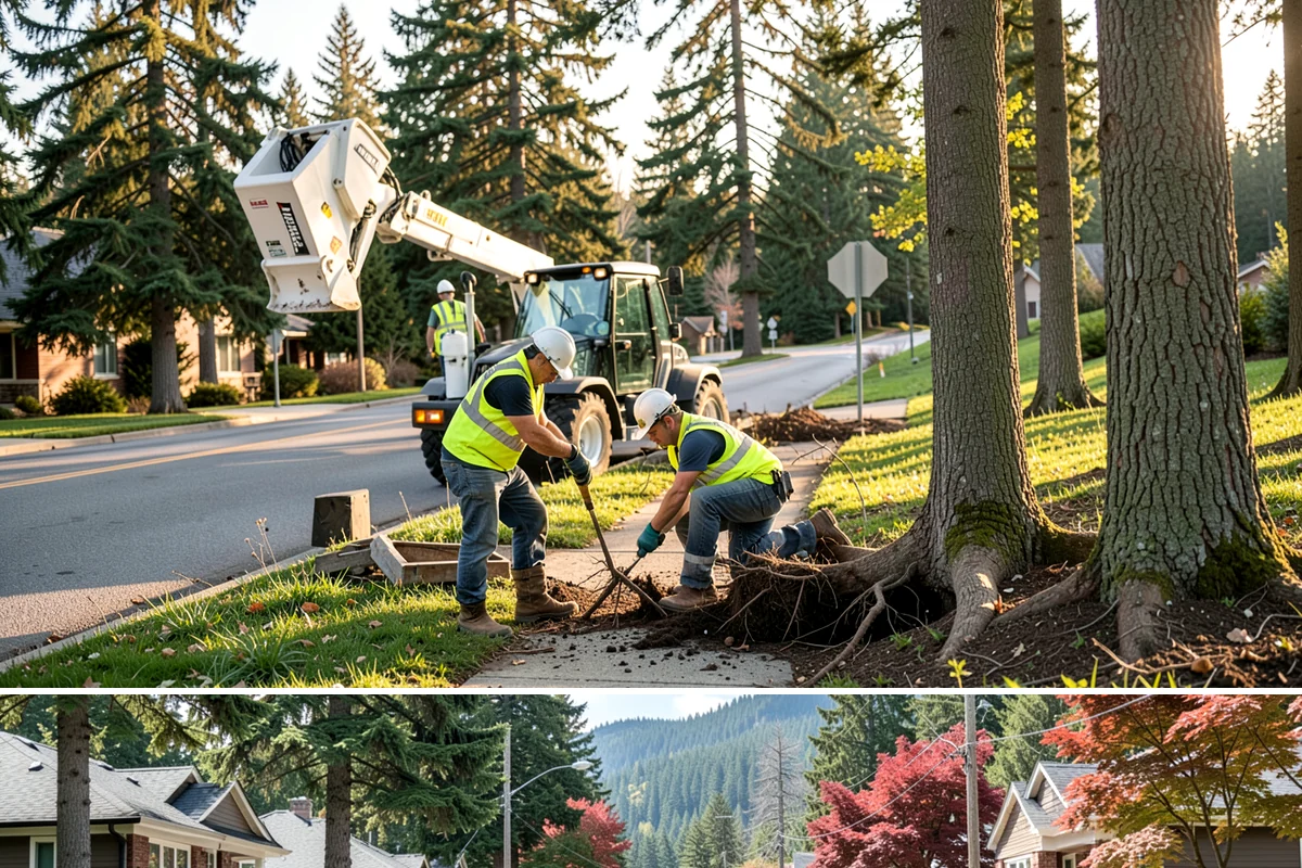 Emergency Tree Removal in Hunts Point, King County, WA - This service runs year-round but sees peak demand during Western Washington's fall and winter windstorm and saturated-soil season...