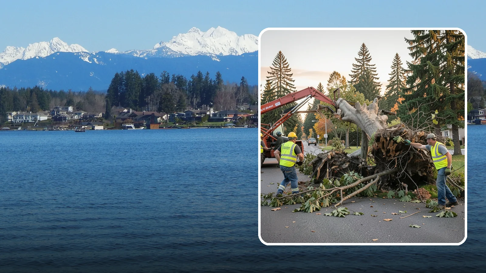 Emergency Tree Removal in Lake Stevens, Snohomish County, WA - Rapid-response removal of failed or imminently failing trees blocking roads, structures, or public access, available around the...