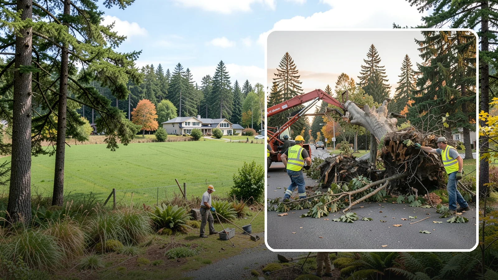 Emergency Tree Removal in Lyman, Skagit County, WA - Rapid-response removal of failed or imminently failing trees blocking roads, structures, or public access, available around the...