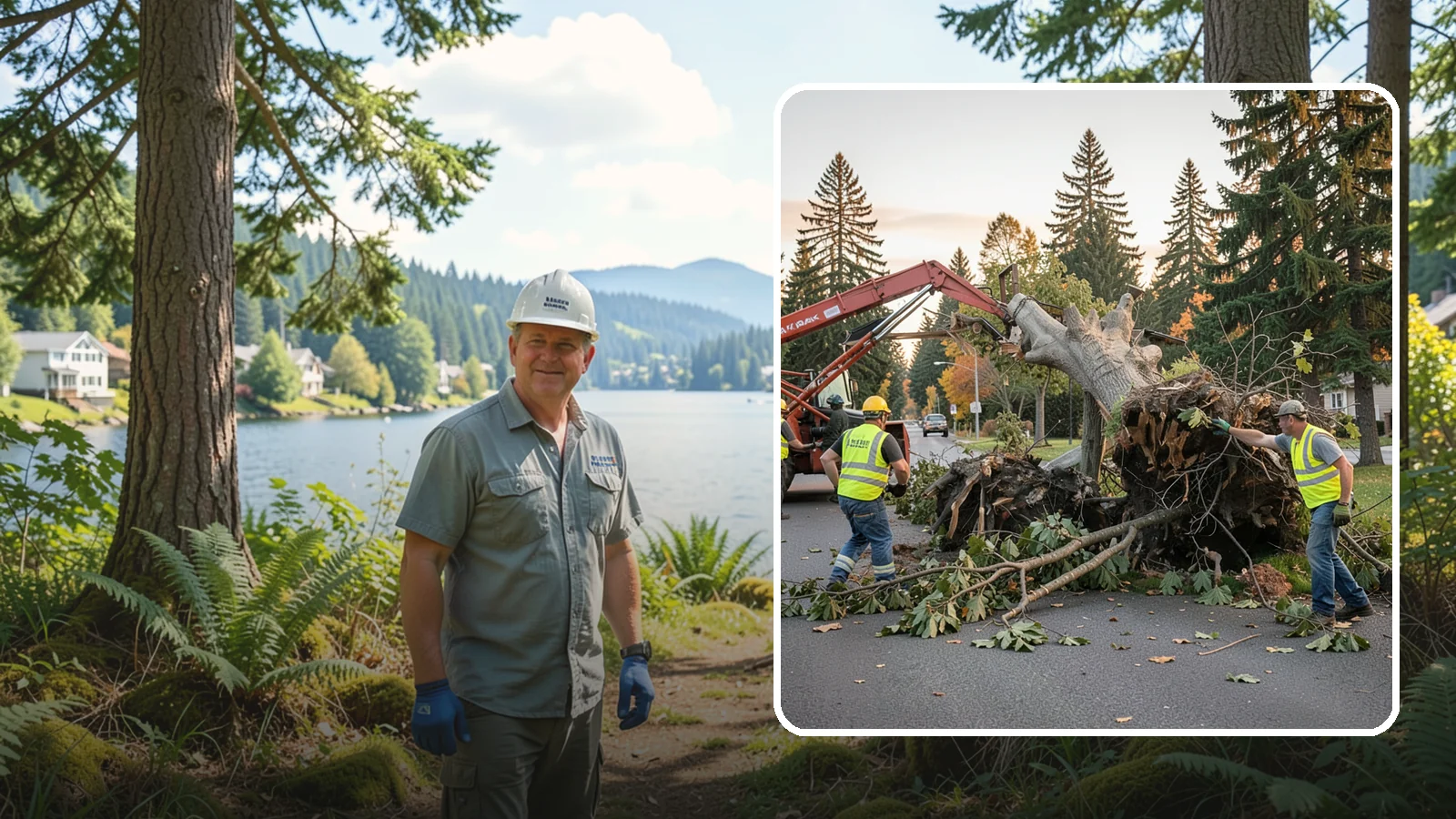 Emergency Tree Removal in Milton, King County, WA - Rapid-response removal of failed or imminently failing trees blocking roads, structures, or public access, available around the...
