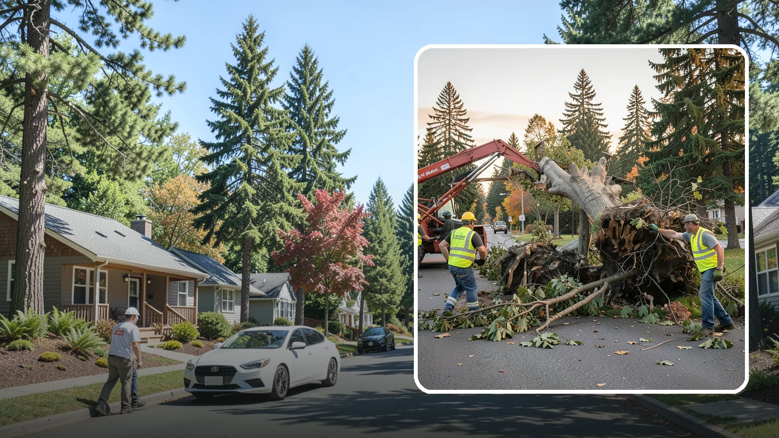 Emergency Tree Removal in Orting, Pierce County, WA - Rapid-response removal of failed or imminently failing trees blocking roads, structures, or public access, available around the...
