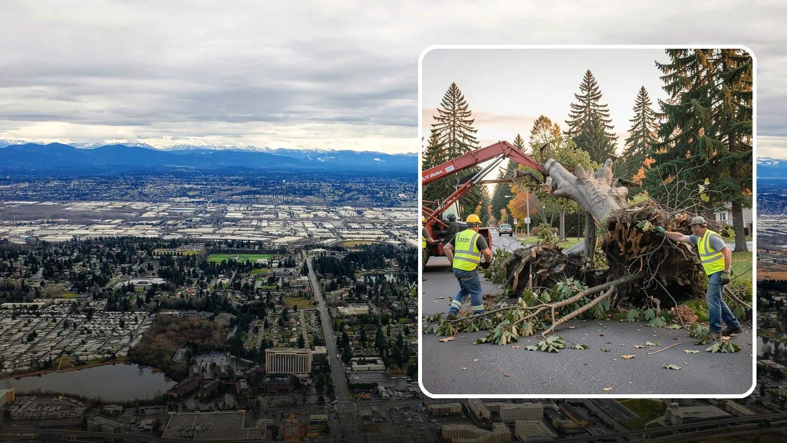 Emergency Tree Removal in SeaTac, King County, WA - Rapid-response removal of failed or imminently failing trees blocking roads, structures, or public access, available around the...