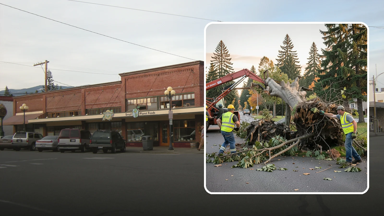 Emergency Tree Removal in Sedro-Woolley, Skagit County, WA - Rapid-response removal of failed or imminently failing trees blocking roads, structures, or public access, available around the...