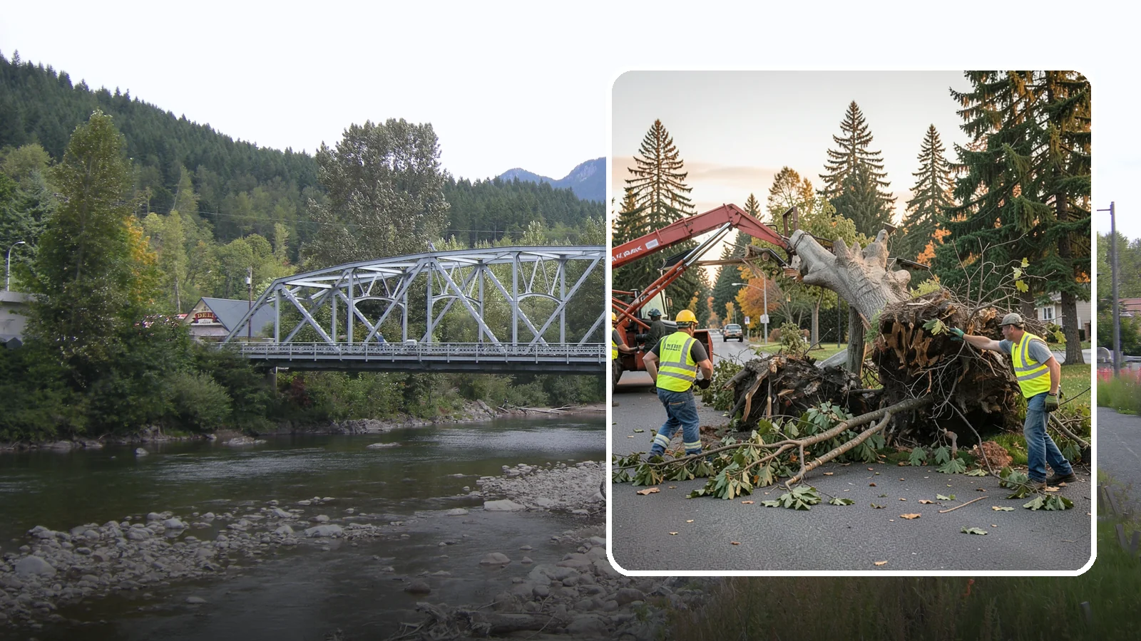 Emergency Tree Removal in Skykomish, King County, WA - Rapid-response removal of failed or imminently failing trees blocking roads, structures, or public access, available around the...