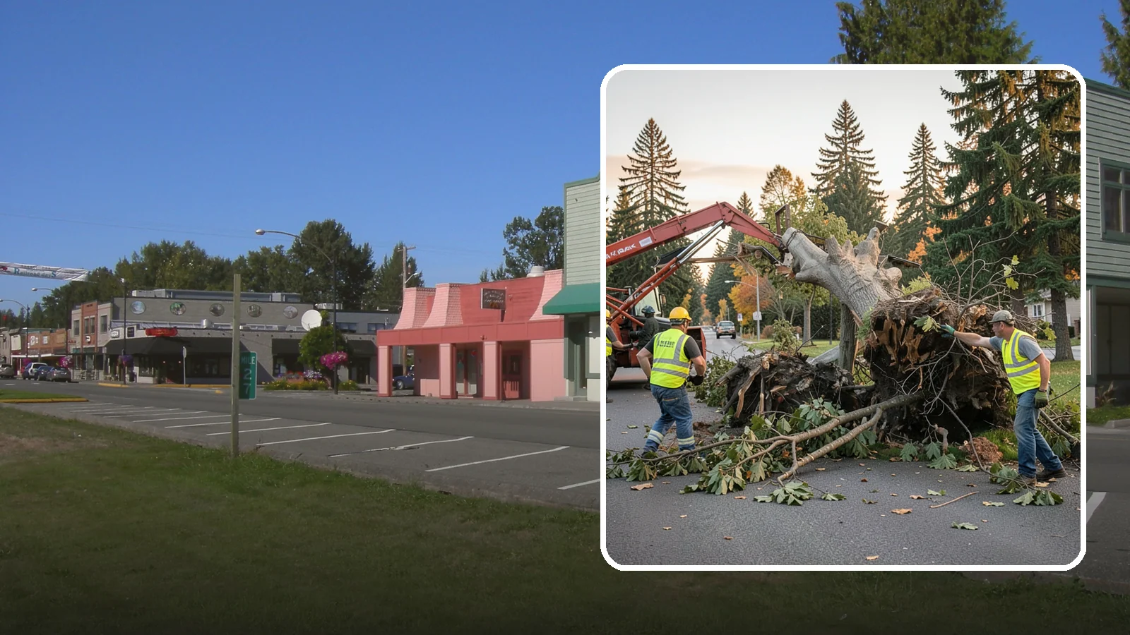 Emergency Tree Removal in Snoqualmie, King County, WA - Rapid-response removal of failed or imminently failing trees blocking roads, structures, or public access, available around the...