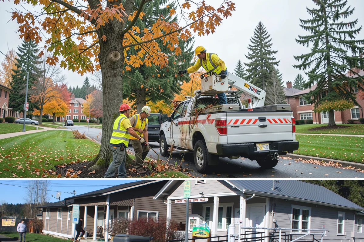 Emergency Tree Removal in South Prairie, Pierce County, WA - This service runs year-round but sees peak demand during Western Washington's fall and winter windstorm and saturated-soil season...