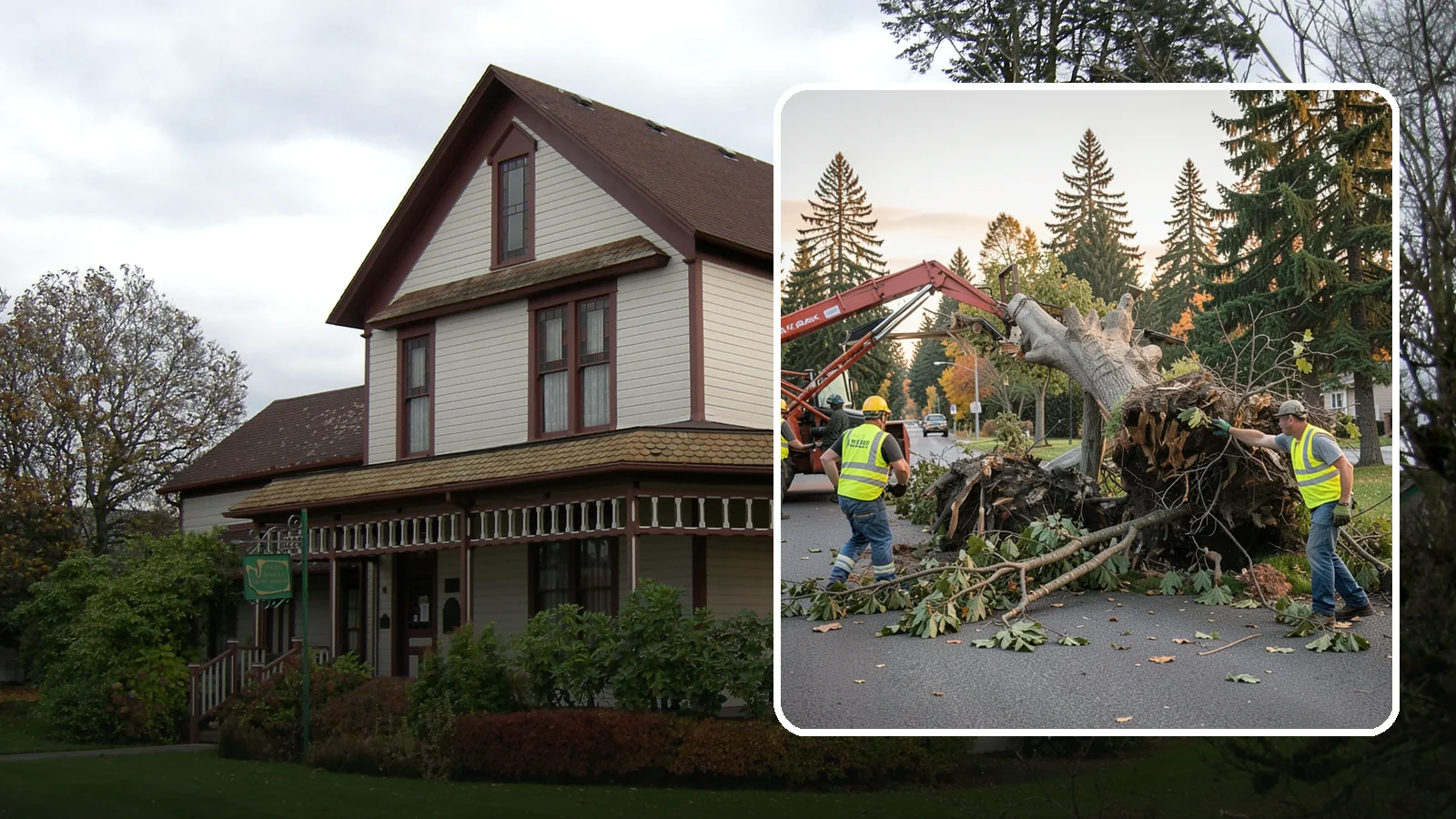 Emergency Tree Removal in Sumner, Pierce County, WA - Rapid-response removal of failed or imminently failing trees blocking roads, structures, or public access, available around the...
