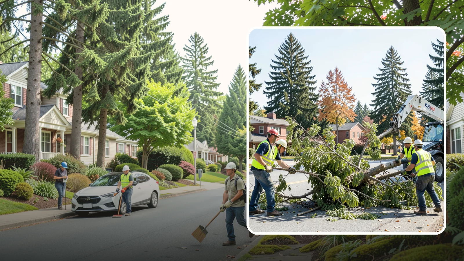 Emergency Tree Response in Beaux Arts Village, King County, WA - Around-the-clock on-call program for immediate tree emergencies, delivering a certified crew to failures blocking access or...