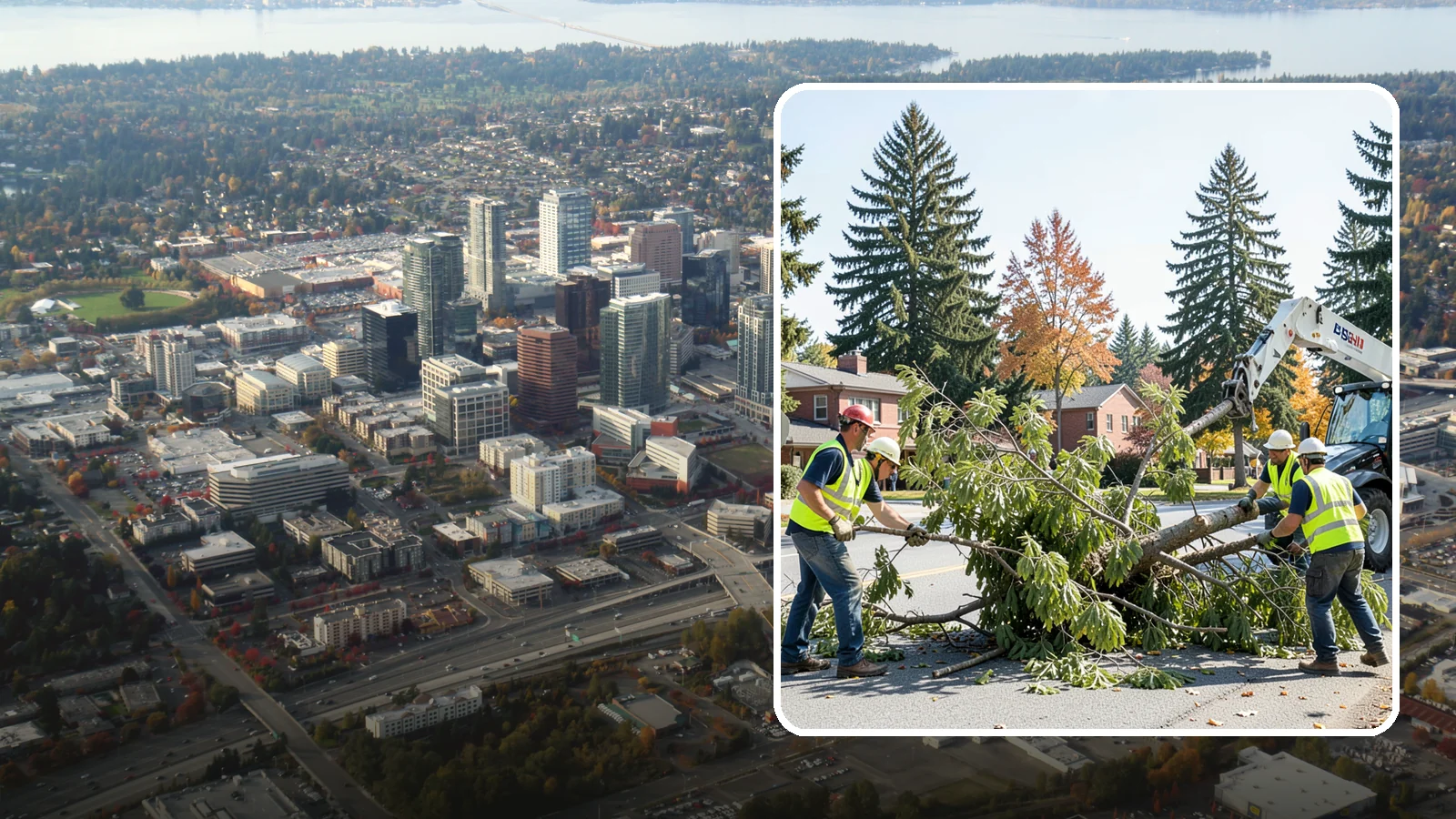 Emergency Tree Response in Bellevue, King County, WA - Around-the-clock on-call program for immediate tree emergencies, delivering a certified crew to failures blocking access or...