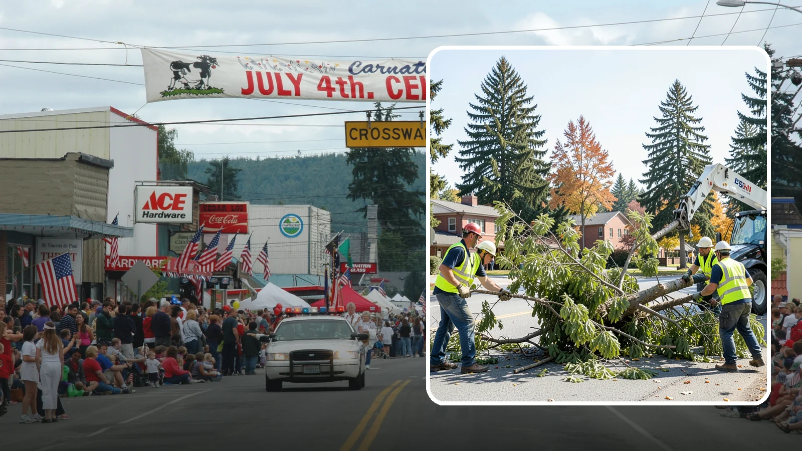 Emergency Tree Response in Carnation, King County, WA - Around-the-clock on-call program for immediate tree emergencies, delivering a certified crew to failures blocking access or...