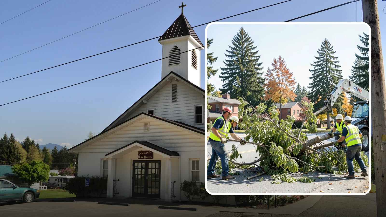 Emergency Tree Response in Concrete, Skagit County, WA - Around-the-clock on-call program for immediate tree emergencies, delivering a certified crew to failures blocking access or...