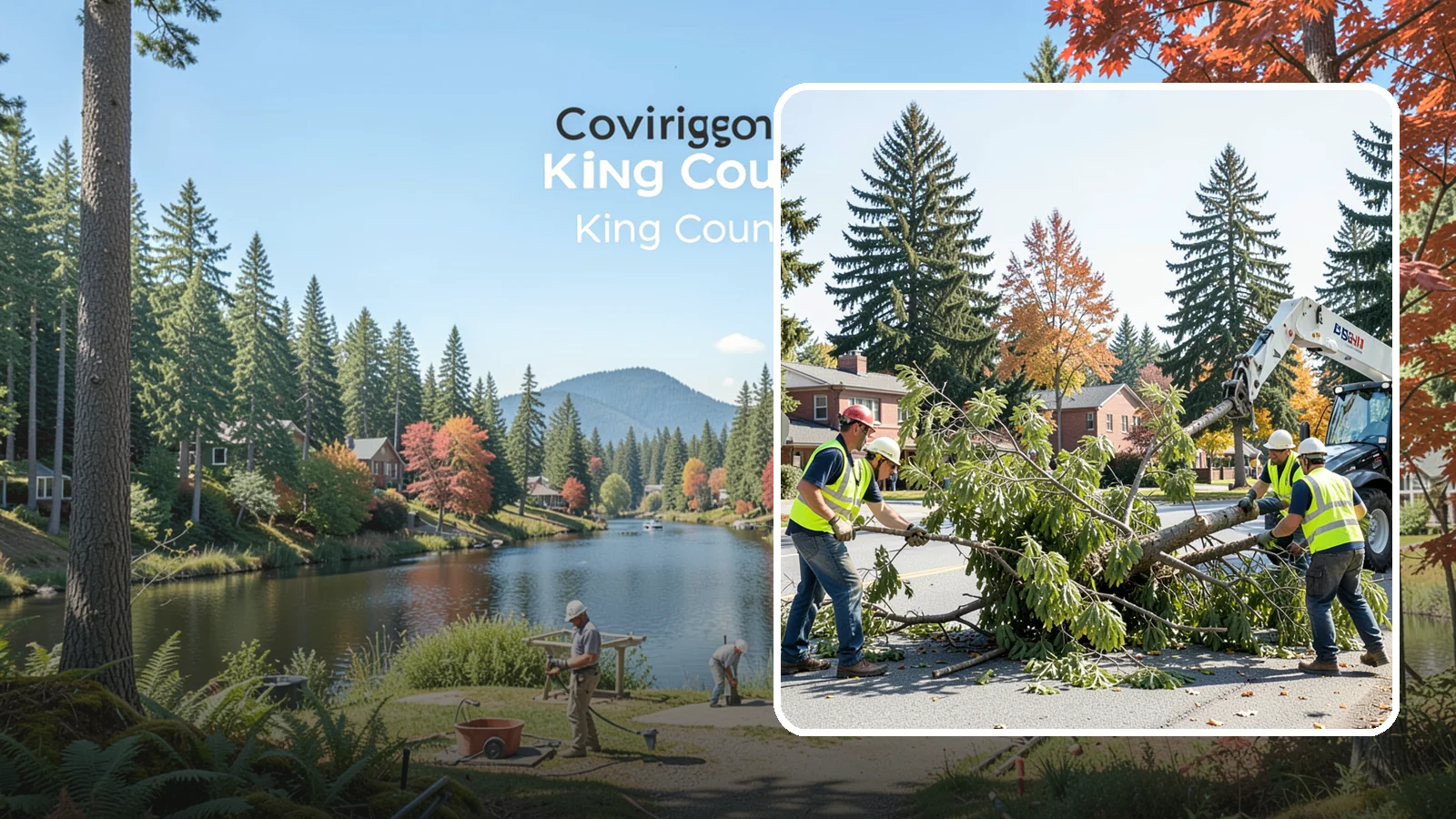 Emergency Tree Response in Covington, King County, WA - Around-the-clock on-call program for immediate tree emergencies, delivering a certified crew to failures blocking access or...