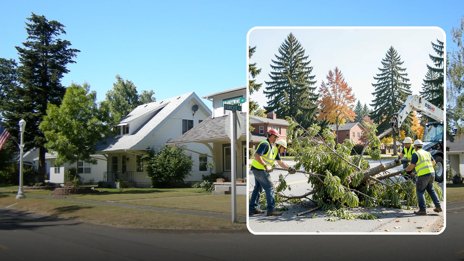 Emergency Tree Response in DuPont, Pierce County, WA - Around-the-clock on-call program for immediate tree emergencies, delivering a certified crew to failures blocking access or...