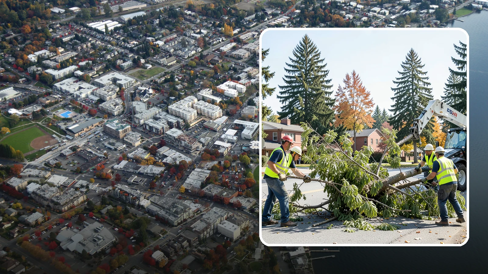 Emergency Tree Response in Kirkland, King County, WA - Around-the-clock on-call program for immediate tree emergencies, delivering a certified crew to failures blocking access or...
