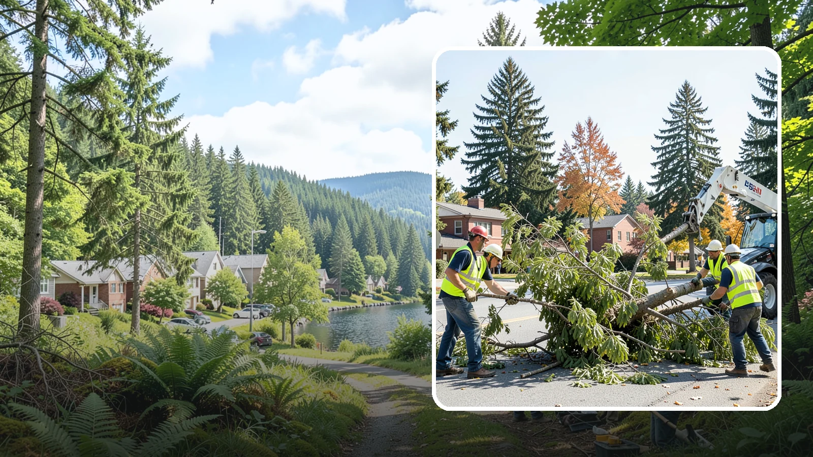 Emergency Tree Response in Lake Forest Park, King County, WA - Around-the-clock on-call program for immediate tree emergencies, delivering a certified crew to failures blocking access or...