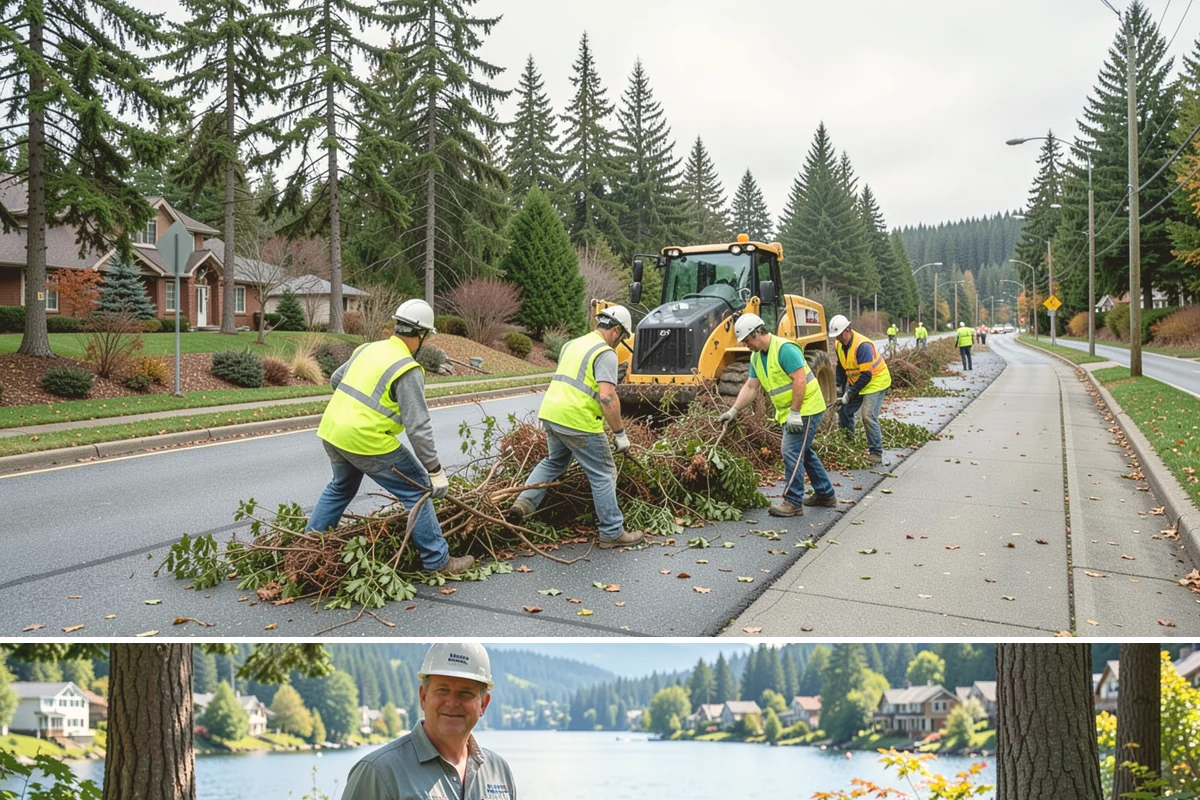 Emergency Tree Response in Milton, King County, WA - The program operates year-round with the highest call volume during the fall and winter windstorm season when saturated soils...