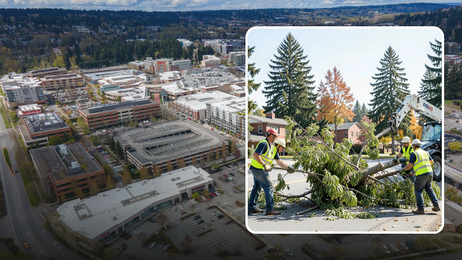 Emergency Tree Response in Redmond, King County, WA - Around-the-clock on-call program for immediate tree emergencies, delivering a certified crew to failures blocking access or...