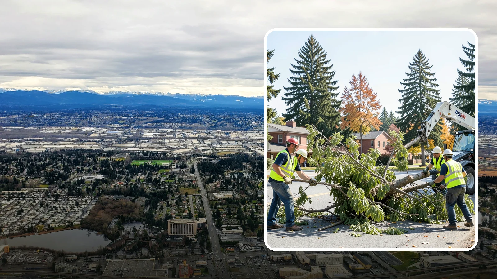 Emergency Tree Response in SeaTac, King County, WA - Around-the-clock on-call program for immediate tree emergencies, delivering a certified crew to failures blocking access or...