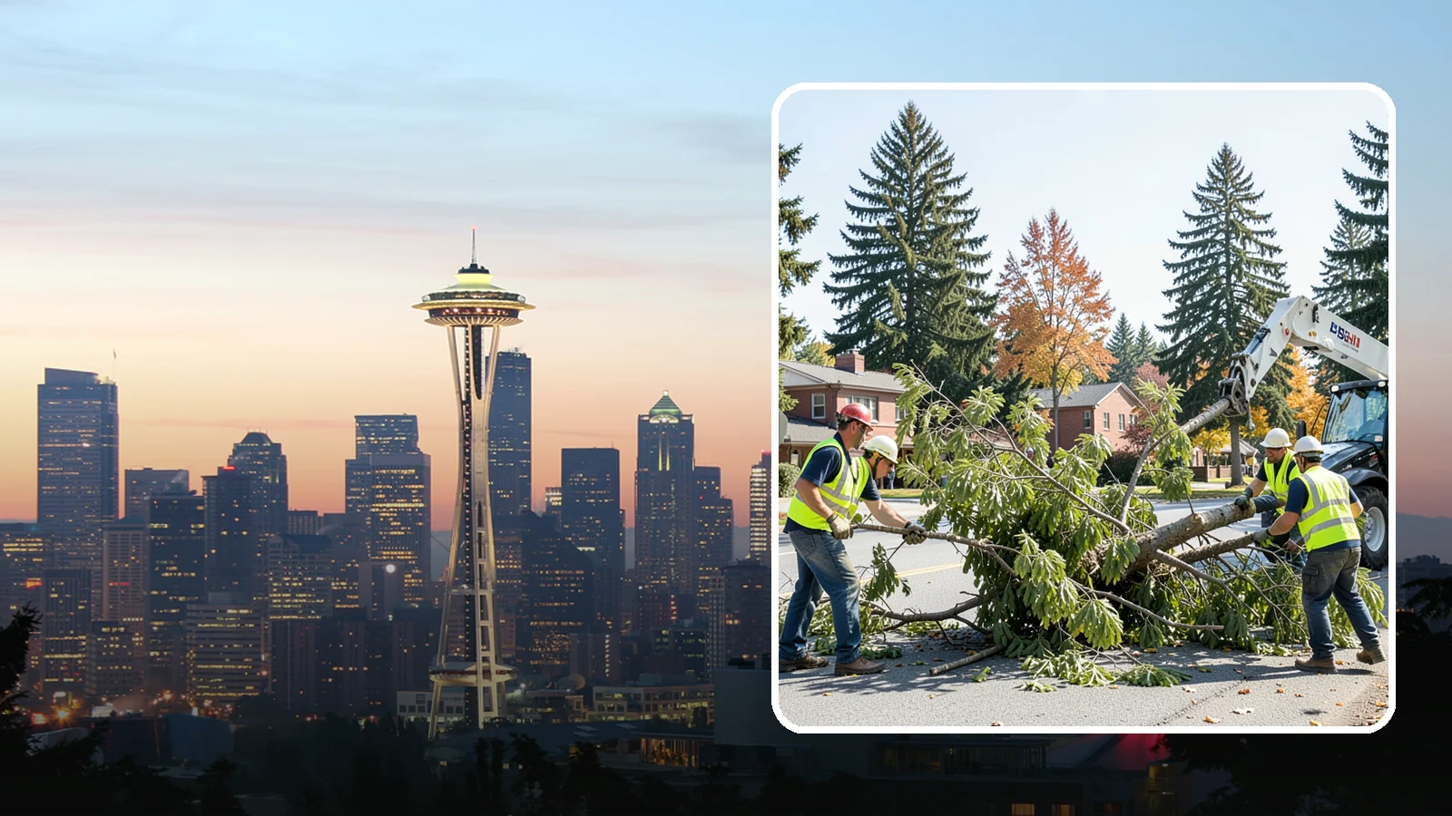 Emergency Tree Response in Seattle, King County, WA - Around-the-clock on-call program for immediate tree emergencies, delivering a certified crew to failures blocking access or...