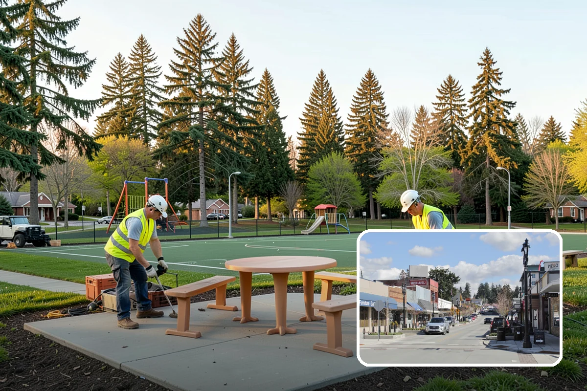 Encampment Cleanup in Bothell, King County, WA - Crews trained in biohazard and sharps protocols