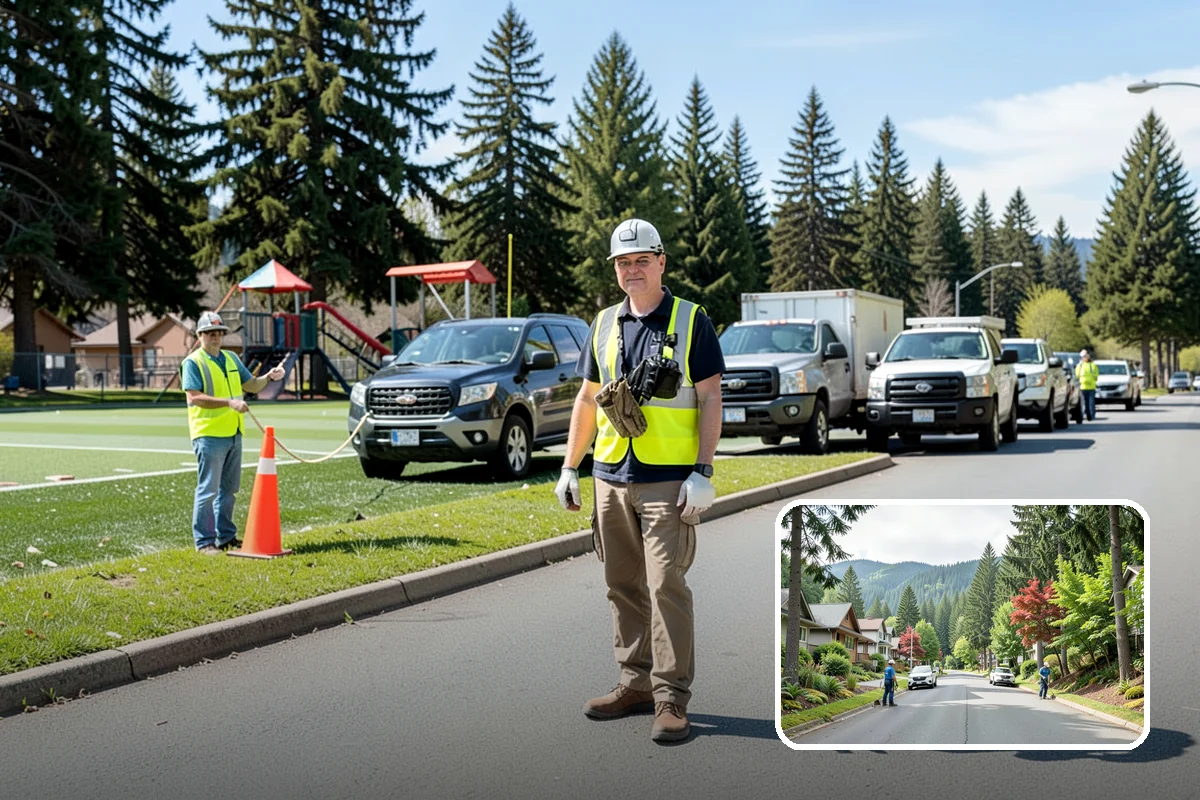 Encampment Cleanup in Darrington, Snohomish County, WA - Crews trained in biohazard and sharps protocols