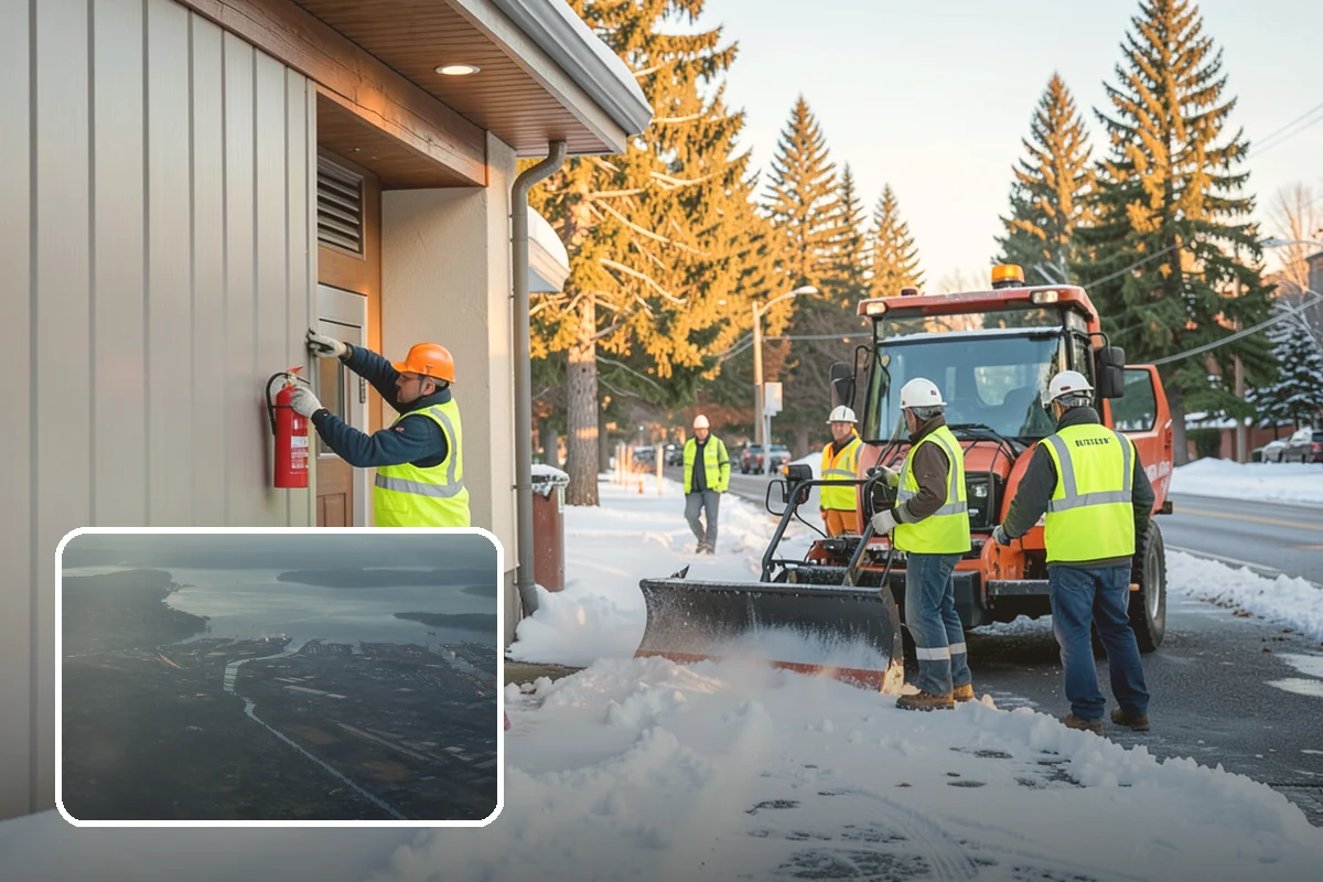 Encampment Cleanup in Fife, Pierce County, WA - Crews trained in biohazard and sharps protocols