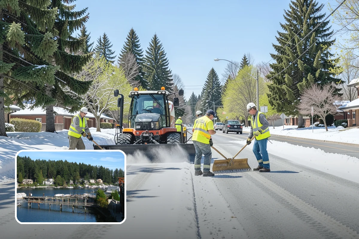 Encampment Cleanup in Gig Harbor, Pierce County, WA - Crews trained in biohazard and sharps protocols