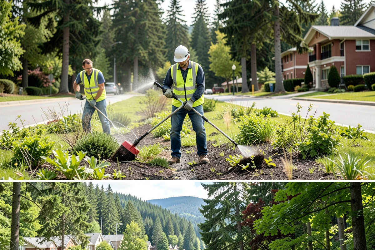 Encampment Cleanup in Lake Forest Park, King County, WA - Cleanups occur year-round, with sensitive riparian and wetland-adjacent sites timed to limit environmental disturbance.
