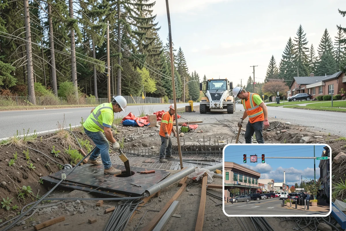 Encampment Cleanup in Monroe, Snohomish County, WA - Crews trained in biohazard and sharps protocols