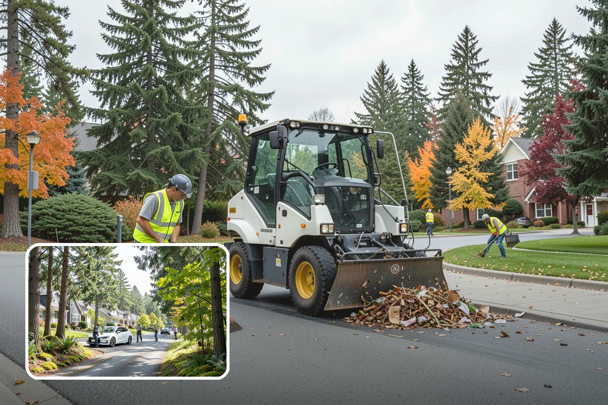 Encampment Cleanup in Normandy Park, King County, WA - Crews trained in biohazard and sharps protocols