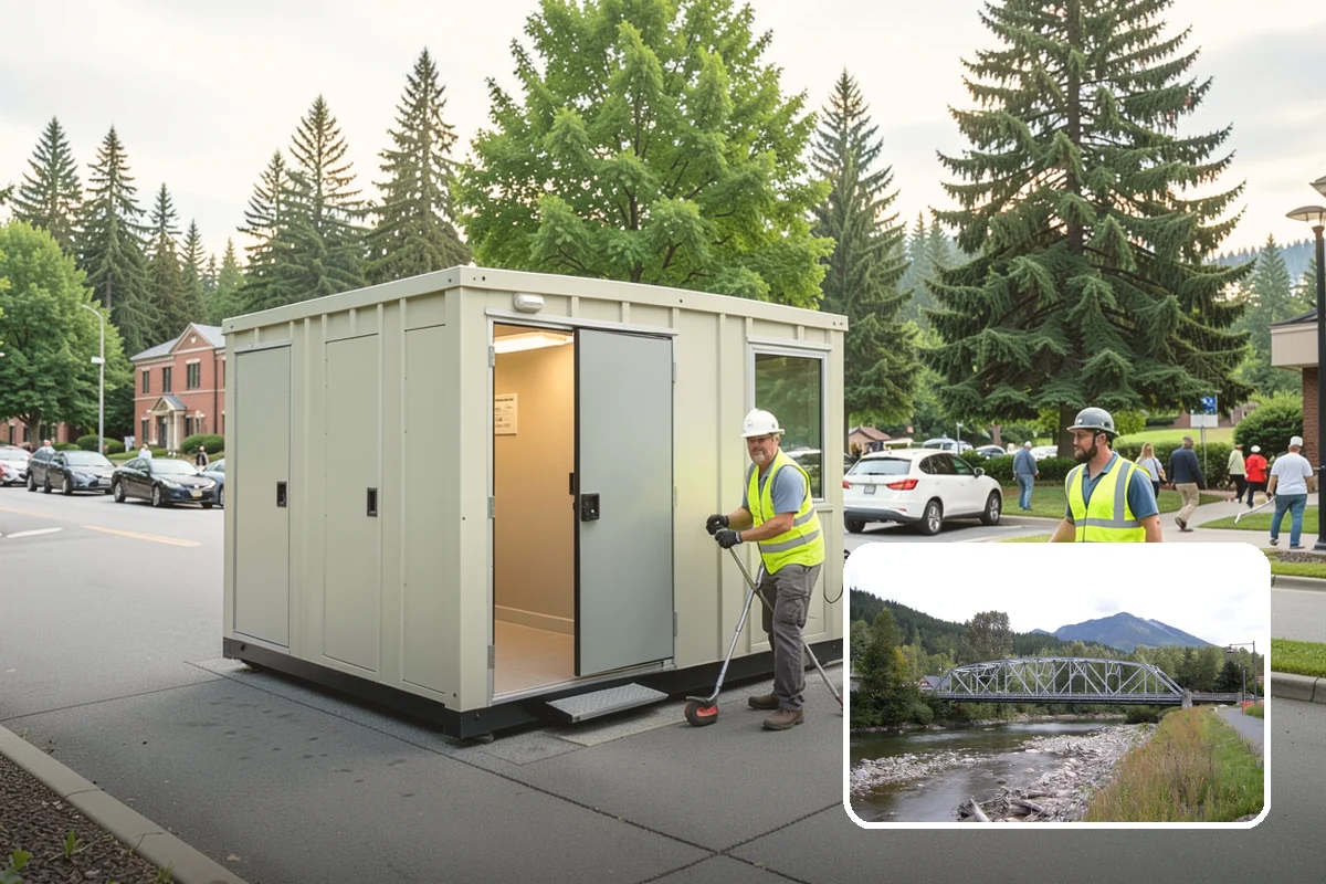 Encampment Cleanup in Skykomish, King County, WA - Crews trained in biohazard and sharps protocols