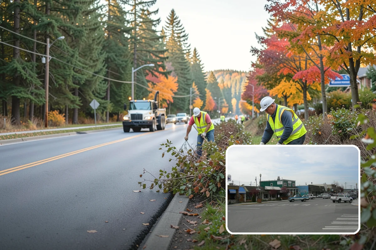 Encampment Cleanup in Stanwood, Snohomish County, WA - Crews trained in biohazard and sharps protocols