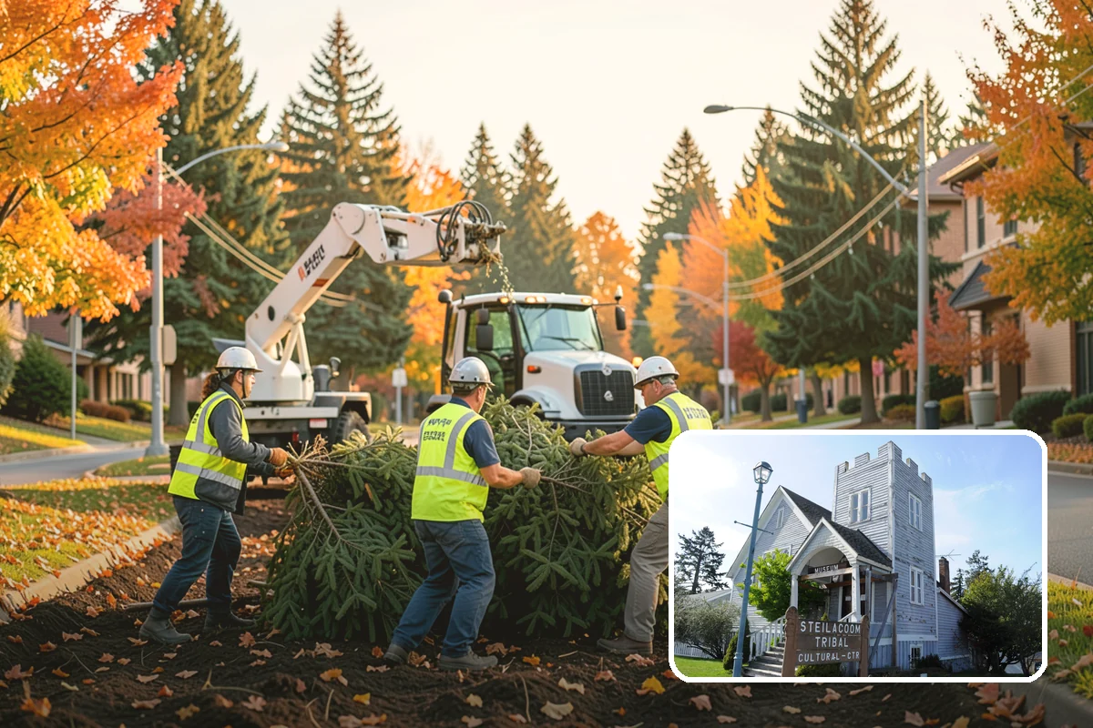 Encampment Cleanup in Steilacoom, Pierce County, WA - Crews trained in biohazard and sharps protocols