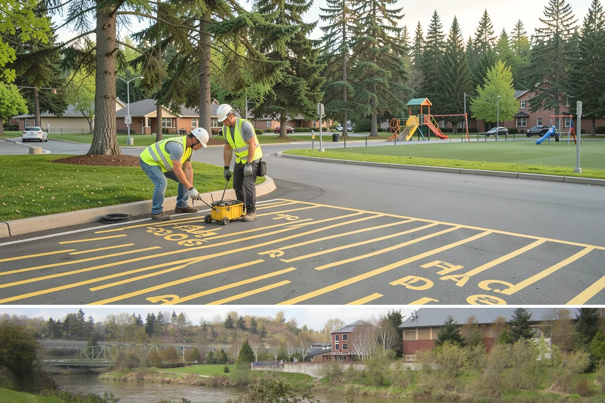 Encampment Cleanup in Tukwila, King County, WA - Cleanups occur year-round, with sensitive riparian and wetland-adjacent sites timed to limit environmental disturbance.