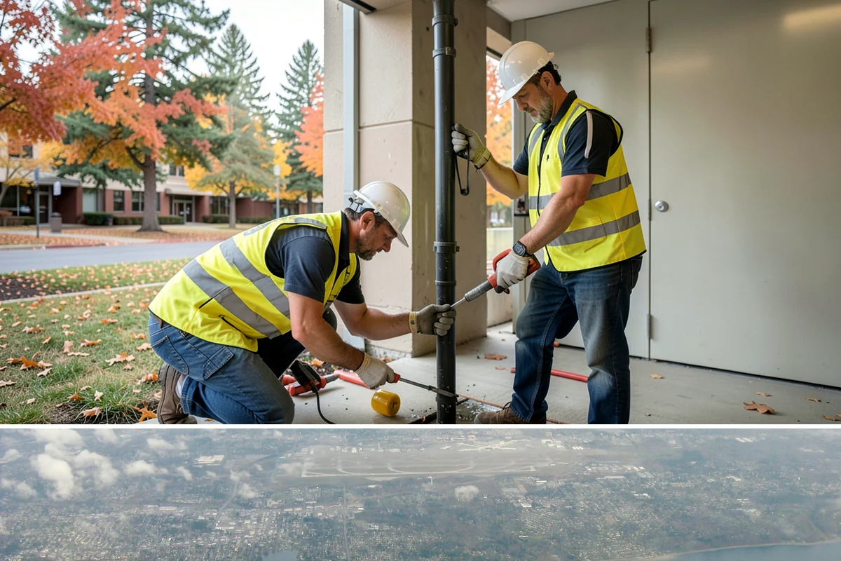 Engineered Wood Fiber Surfacing in Burien, King County, WA - Wood fiber can be installed in most conditions, but drier weather aids grading, drainage work, and initial compaction.