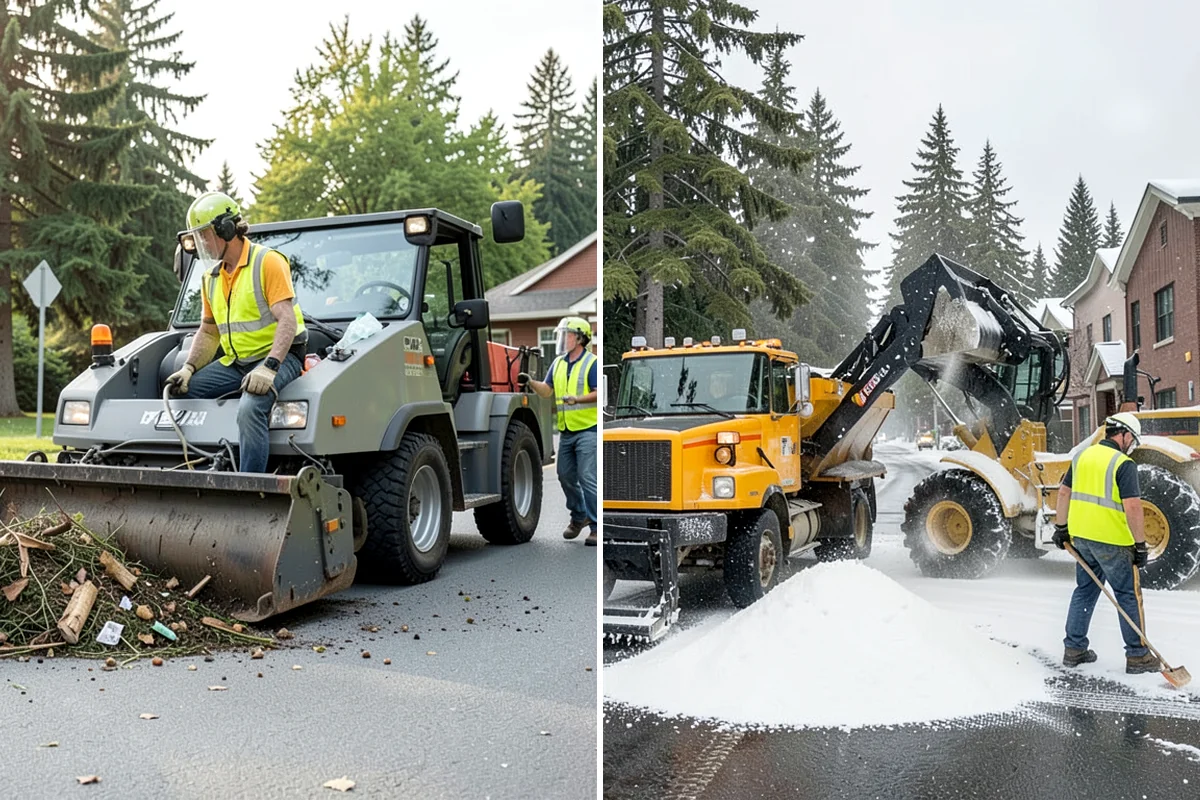 Engineered Wood Fiber Surfacing in Concrete, Skagit County, WA - Install sub-base, drainage, and edge containment