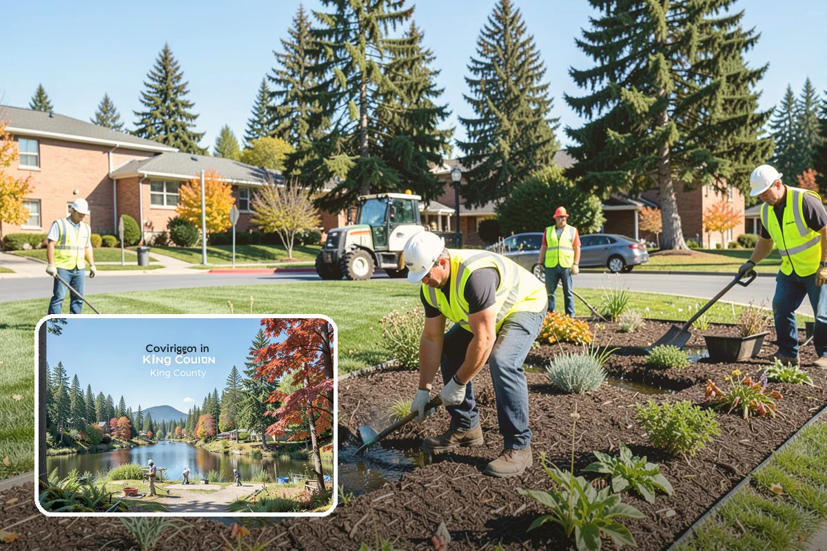 Engineered Wood Fiber Surfacing in Covington, King County, WA - Offers an economical accessible surfacing option