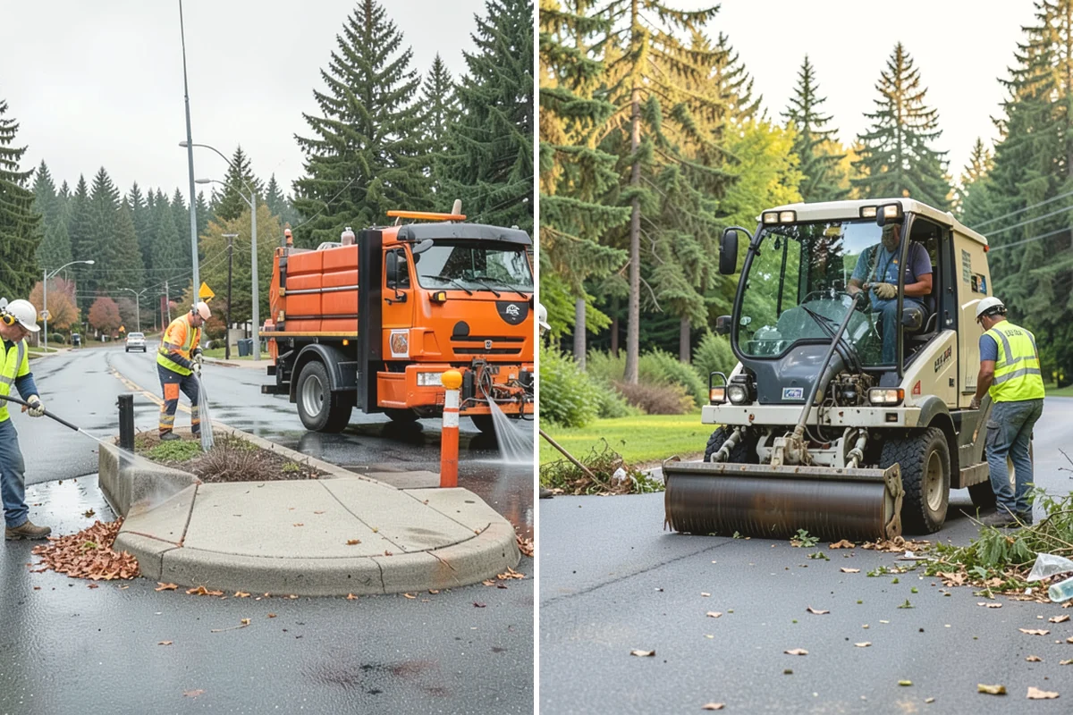 Engineered Wood Fiber Surfacing in Covington, King County, WA - Install sub-base, drainage, and edge containment