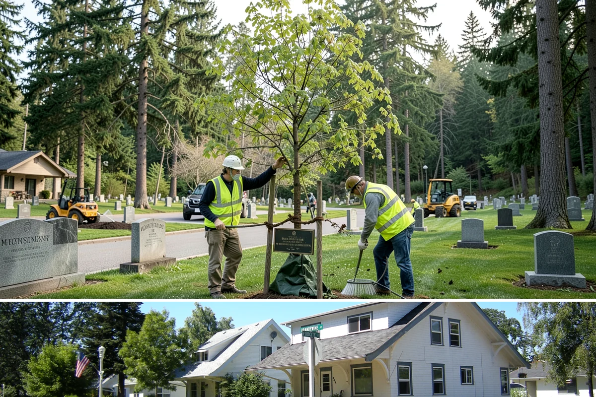 Engineered Wood Fiber Surfacing in DuPont, Pierce County, WA - Wood fiber can be installed in most conditions, but drier weather aids grading, drainage work, and initial compaction.
