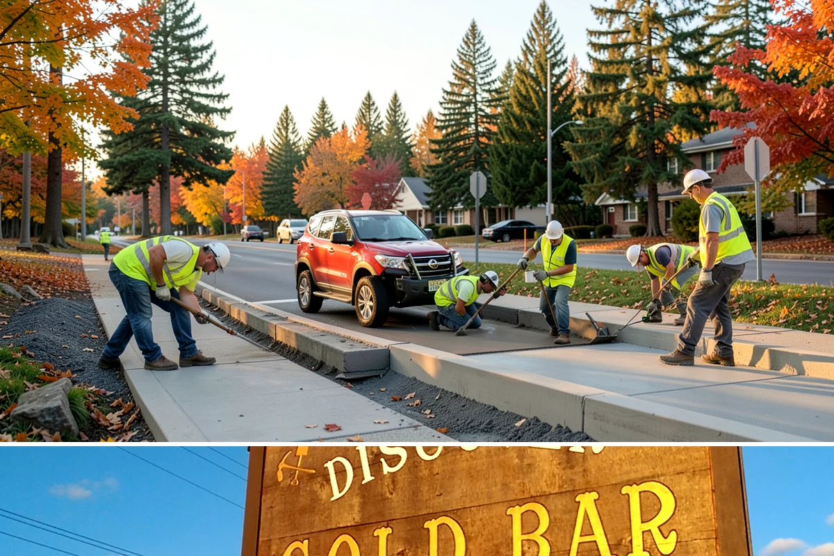 Engineered Wood Fiber Surfacing in Gold Bar, Snohomish County, WA - Wood fiber can be installed in most conditions, but drier weather aids grading, drainage work, and initial compaction.