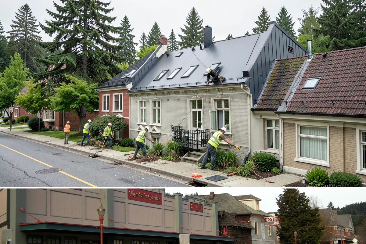 Engineered Wood Fiber Surfacing in Issaquah, King County, WA - Wood fiber can be installed in most conditions, but drier weather aids grading, drainage work, and initial compaction.