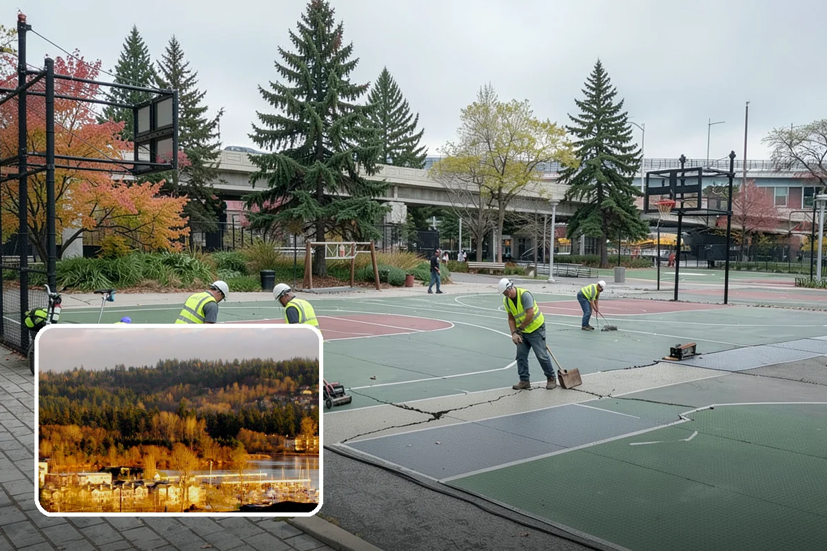 Engineered Wood Fiber Surfacing in Kenmore, King County, WA - Offers an economical accessible surfacing option