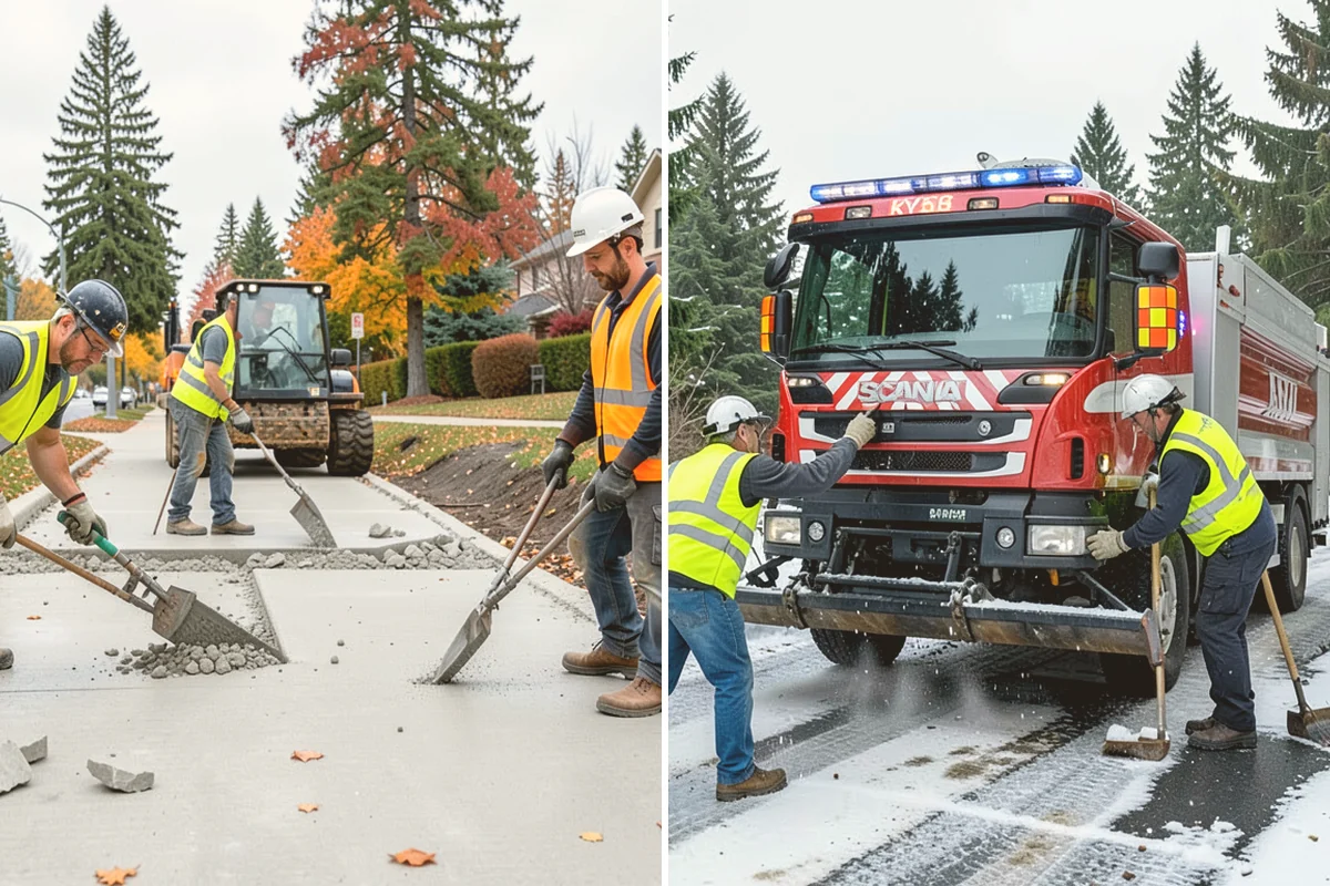Engineered Wood Fiber Surfacing in Kent, King County, WA - Install sub-base, drainage, and edge containment