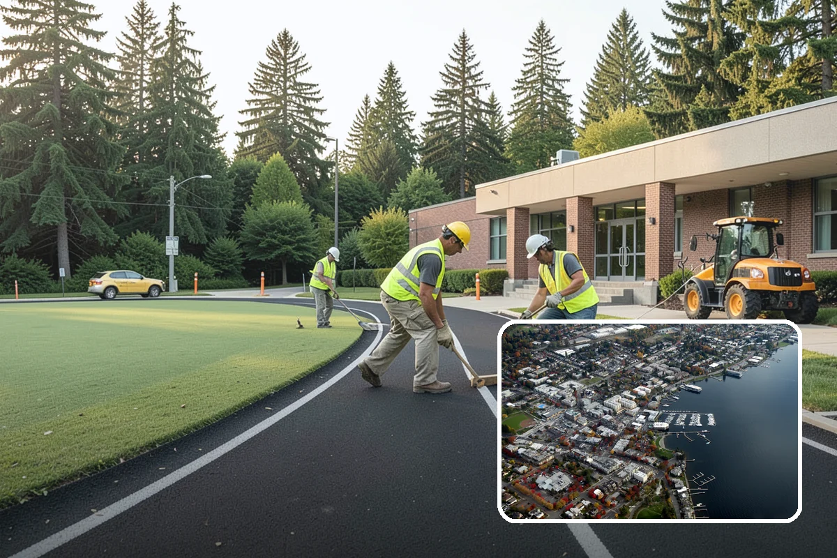 Engineered Wood Fiber Surfacing in Kirkland, King County, WA - Offers an economical accessible surfacing option